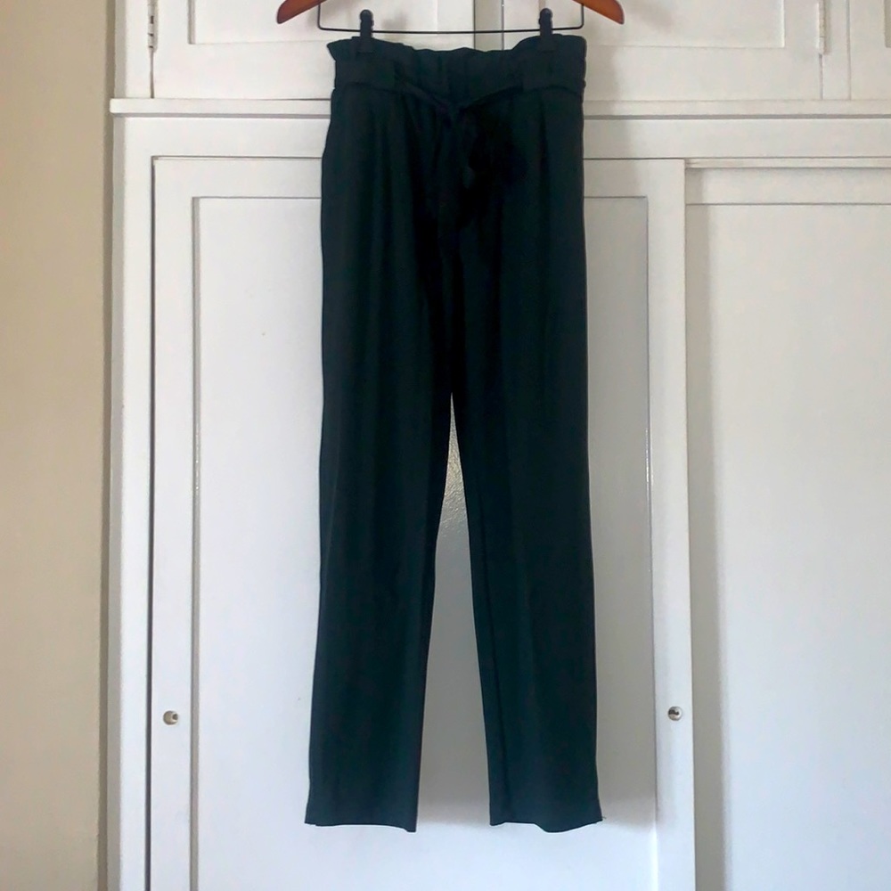 (NEW w/TAGS) high waist, slim pants by RESET (dark green)